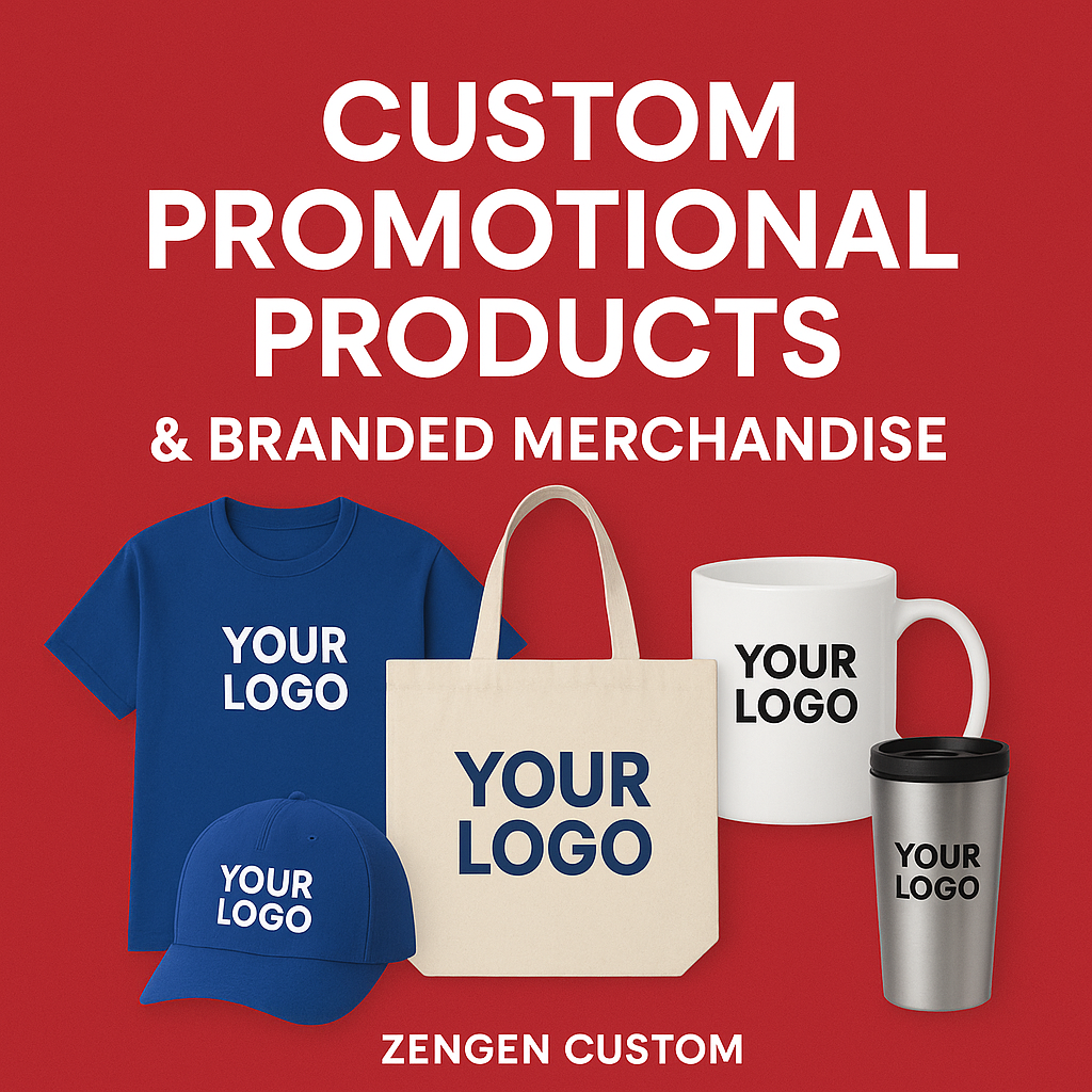 Custom Branded Items for Events & Companies | Low MOQ – Zengen Custom