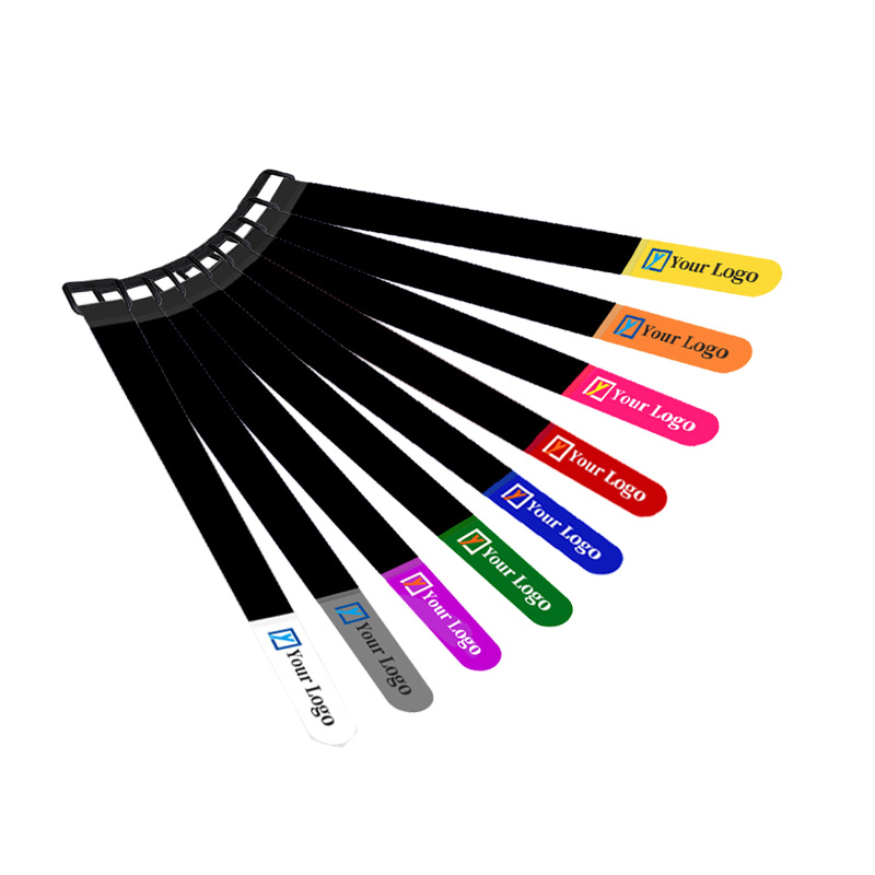 tilpassede borrelås kabelbindere ｜ borrelås stropper for kabler ｜reklameartiklerlogo.com