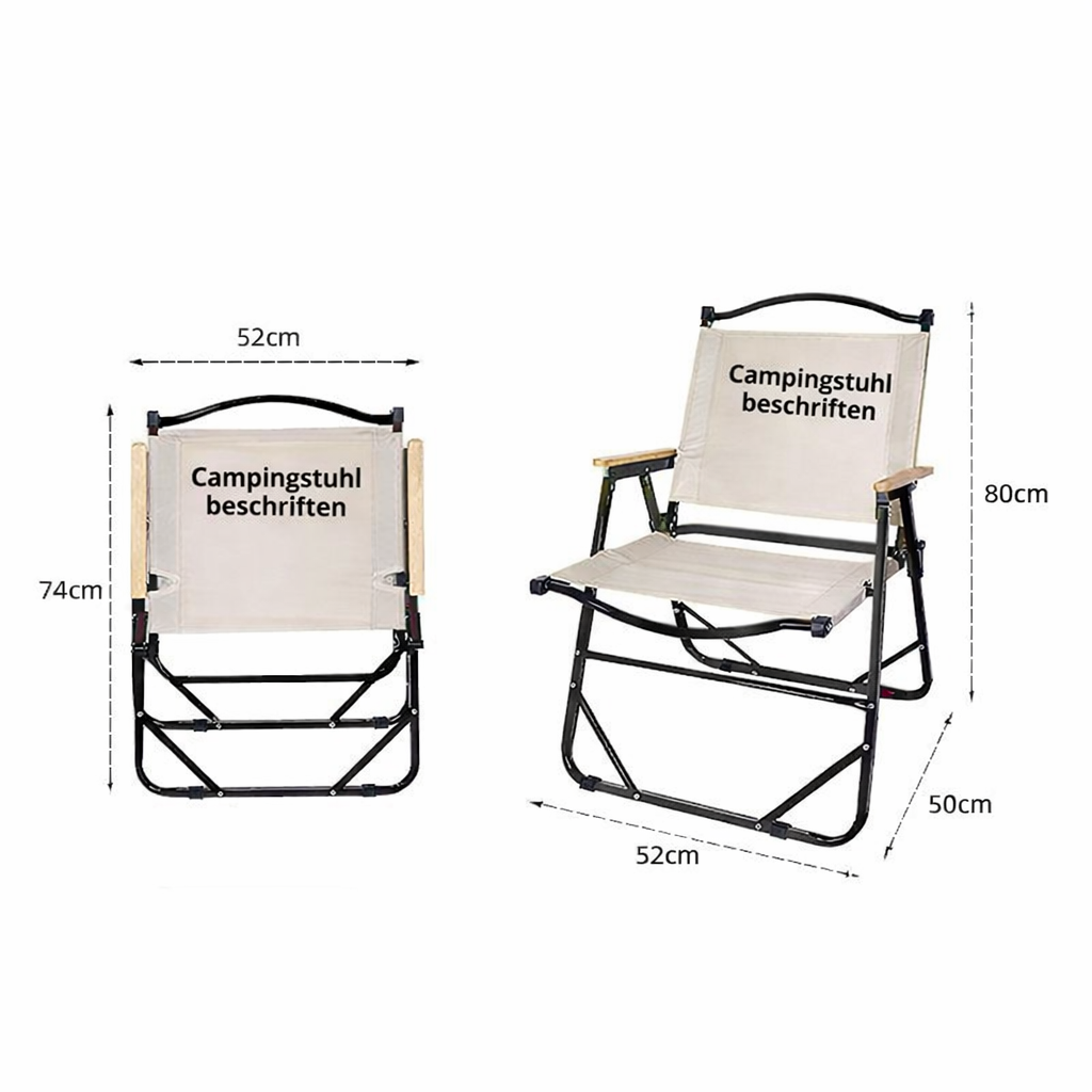 Werbestuhl bedrucken – Campingstühle mit Logo für Marketing & Branding - campingstuhl.net