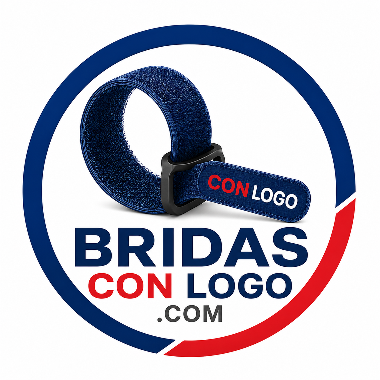 Bridas de Velcro con Logo para Cables y Promoción